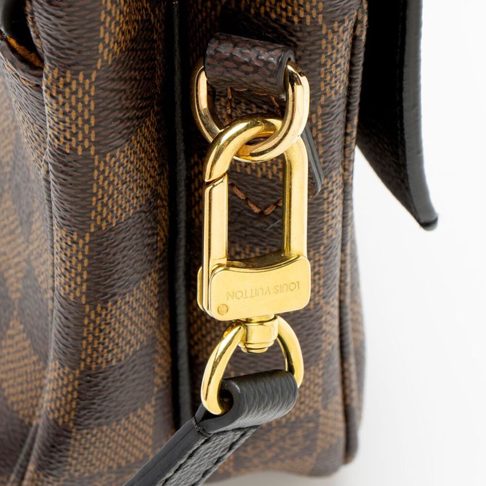 Louis Vuitton Damier Ebene Calfskin Clapton PM Shoulder Bag - Picture 10 of 10